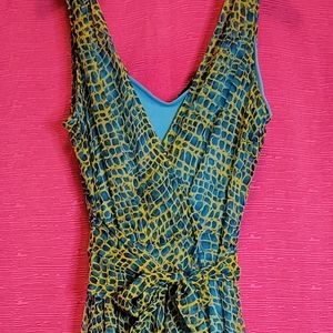 Betsey Johnson V-Neck Dress, Size M